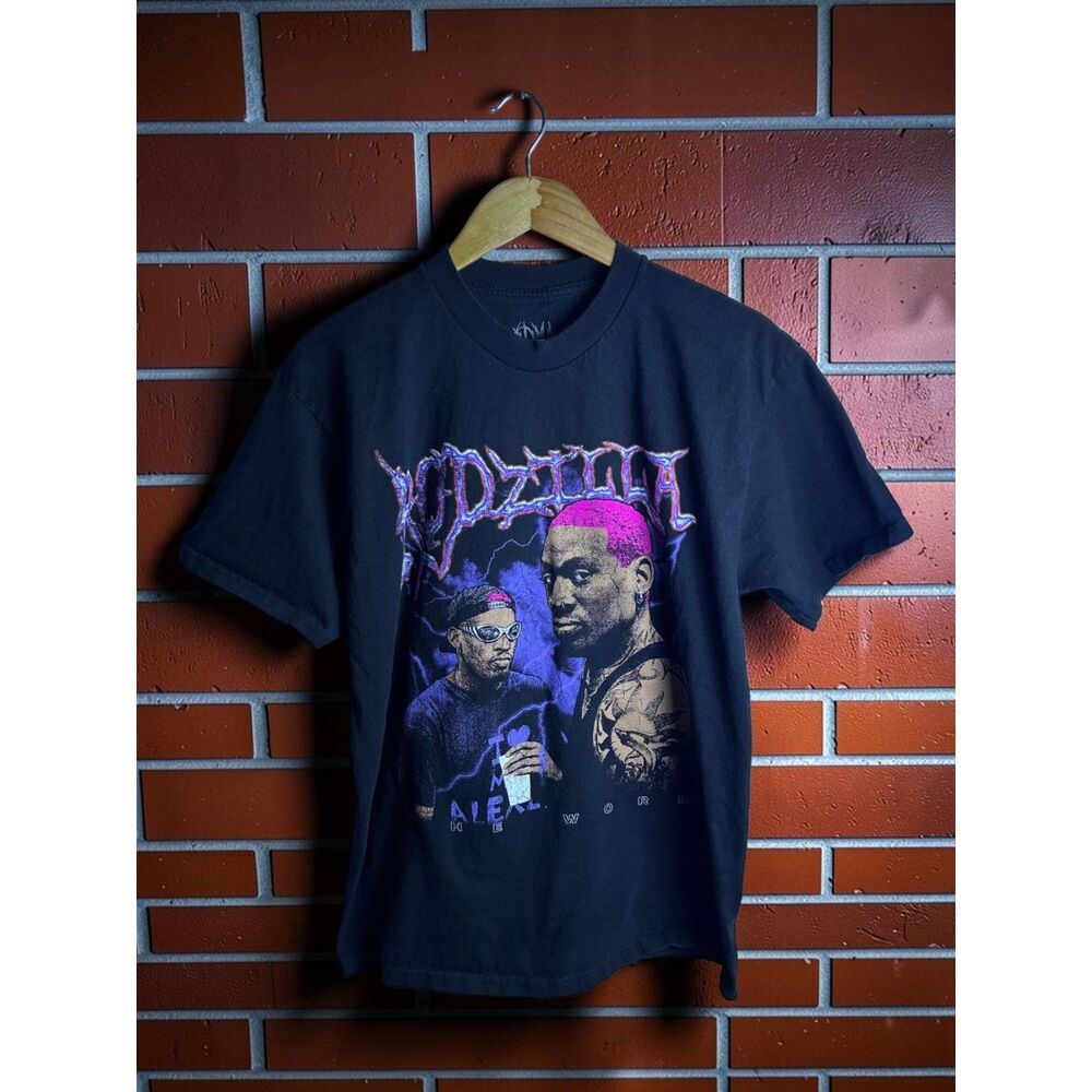 Rodman Apparel Dennis Rodman Graphic T Shirt Men's Large Black